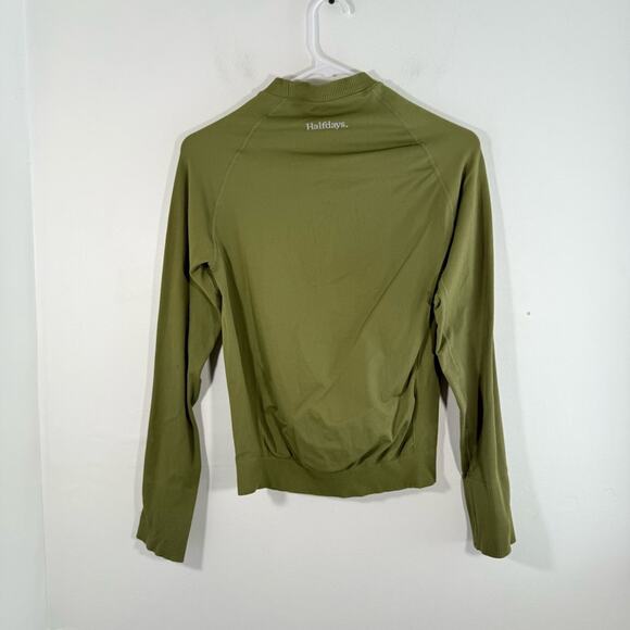 Halfdays Johnson Olive Green Long Sleeve Ski Snow Baselayer XL - Picture 9 of 12